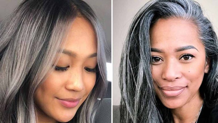 Quel balayage sur cheveux blancs  Découvrez les plus belles techniques pour mettre en valeur les cheveux blancs ou gris !